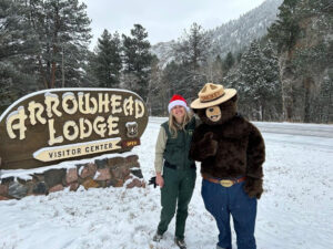 Canyon Lakes District Christmas trees. On Canyon Lakes, staff will join Poudre Wilderness Volunteers at Arrowhead Lodge in the Poudre Canyon and Potbelly Restaurant in Red Feather Lakes 10 a.m. – 2 p.m. Nov. 29 – Dec. 1 and Dec. 7 – 8.