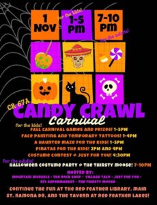 RFL Community Halloween celebration! Candy, games, face painting & tattoos, haunted maze, piñatas, and costume contest! We will be offering a festival themed menu too!