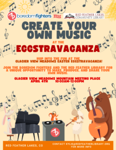 Create your own music flyer for the Eggstravaganza